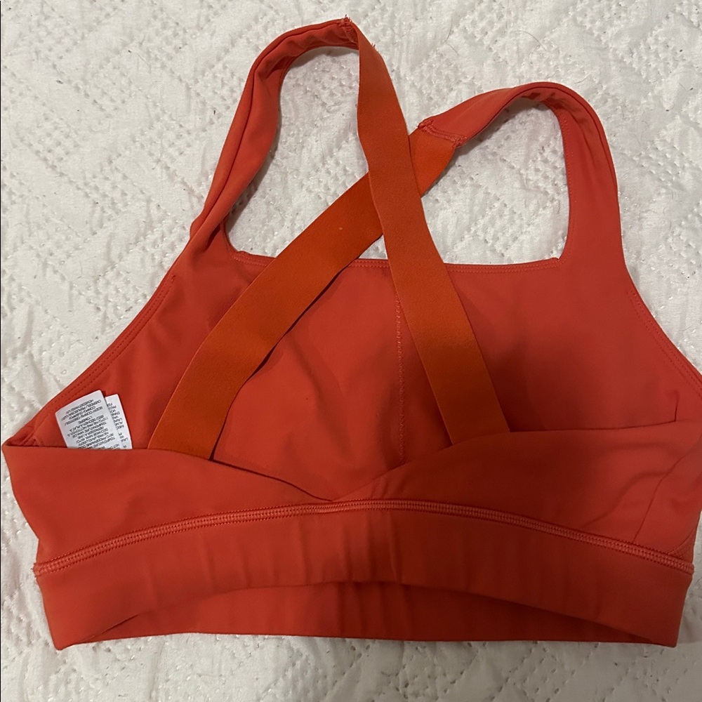 Oner Active Timeless Orange Sports Bra - Picture 3 of 3